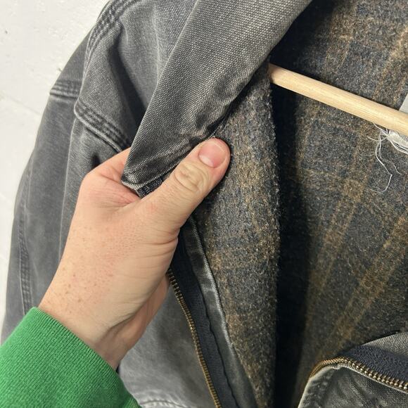 Vintage Carhartt Blanket-Lined Detroit Jacket “Petrol” J97 - Picture 9 of 10